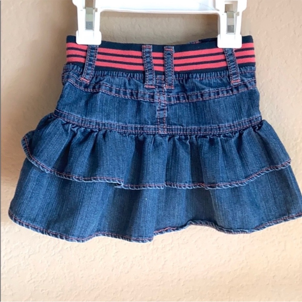 Pumpkin Patch denim ruffle skirt - Picture 2 of 5
